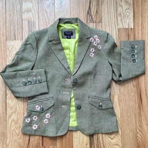 2000s/Y2K Embroidered Blazer